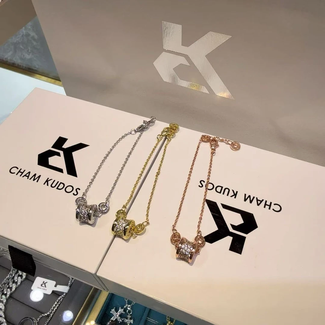 钛钢项链 CHAM KUDOS CK官方正品小蛮腰流苏手链女可调节手饰礼物