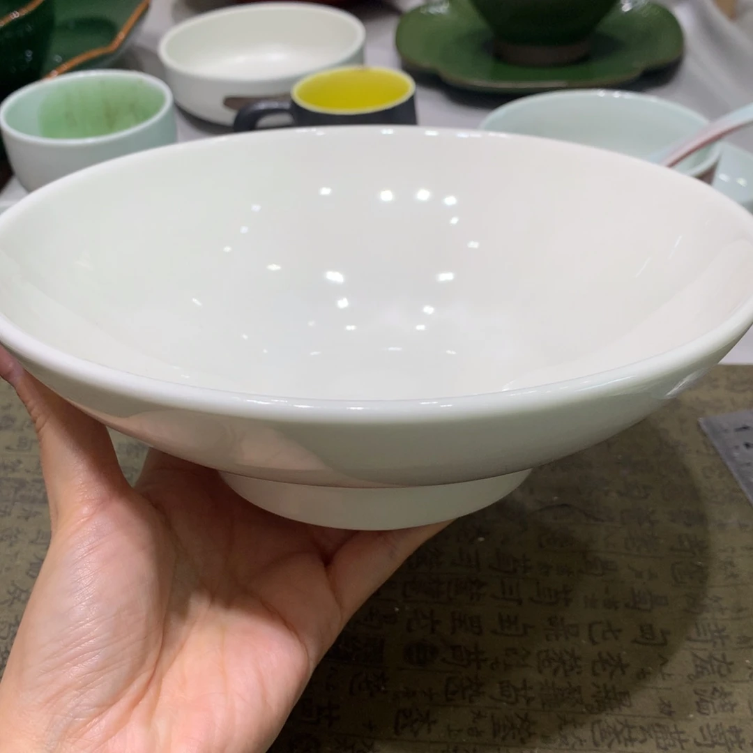 陶景德镇粗陶复古盘碗微瑕