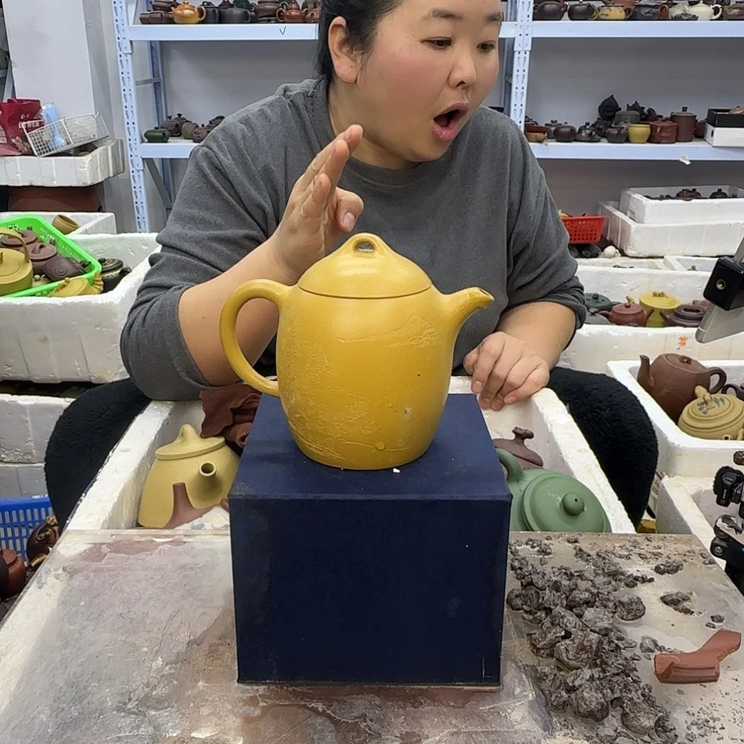 紫砂茶壶宜兴紫砂瑕疵处理