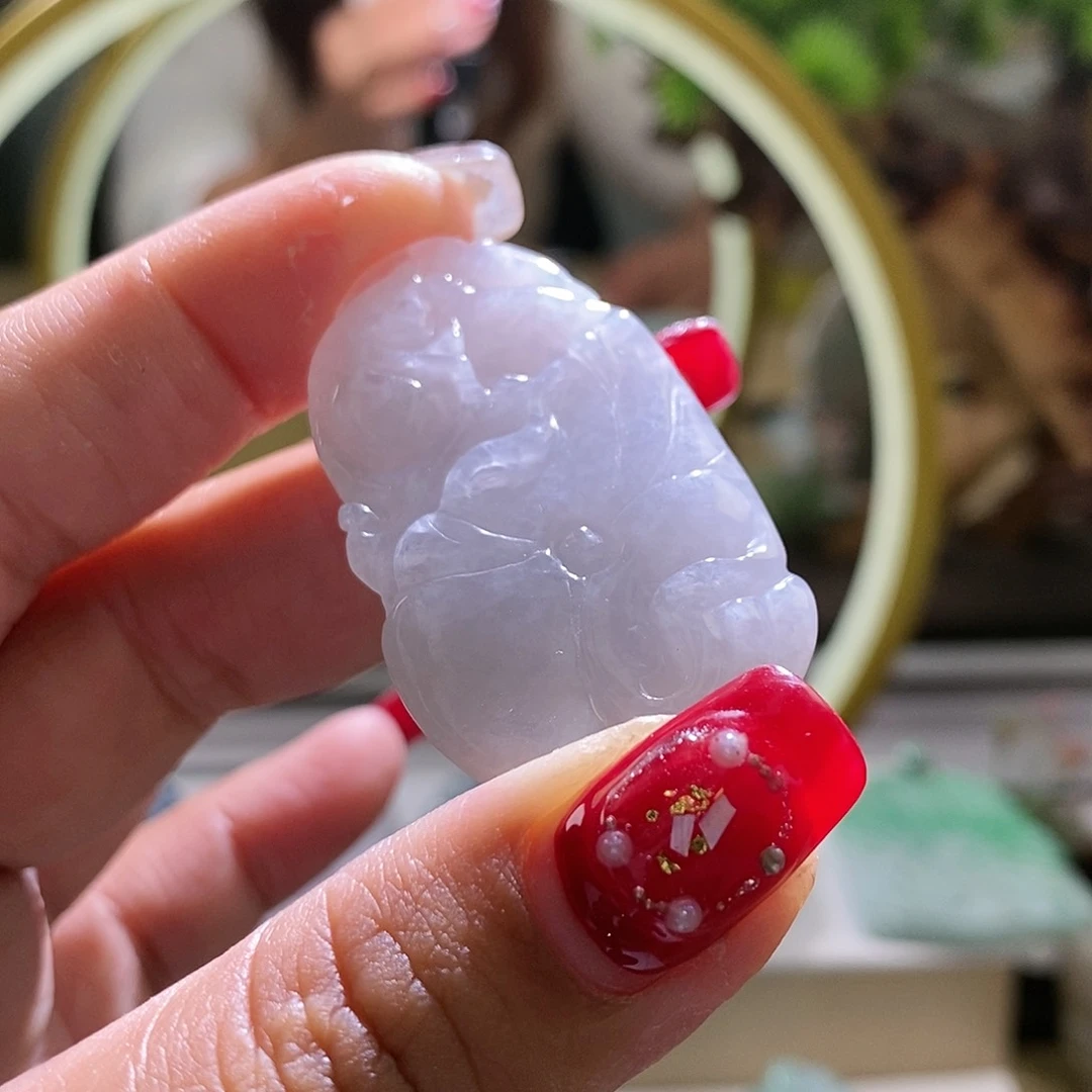 【闪购商品】翡翠颈饰未镶嵌鱼