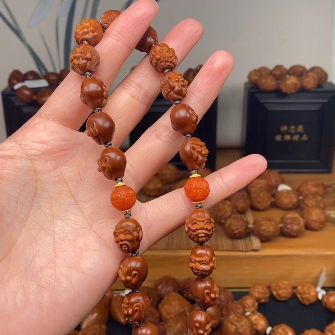 手串橄榄核许忠英老师欢喜罗汉
