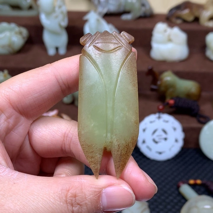 权***利和田玉未镶嵌挂件