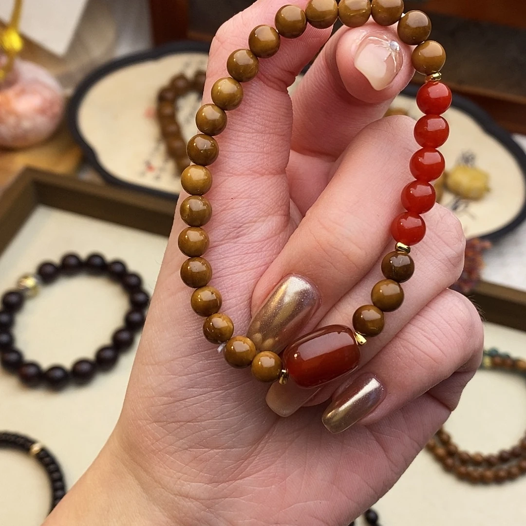 库克手串未镶嵌红色06