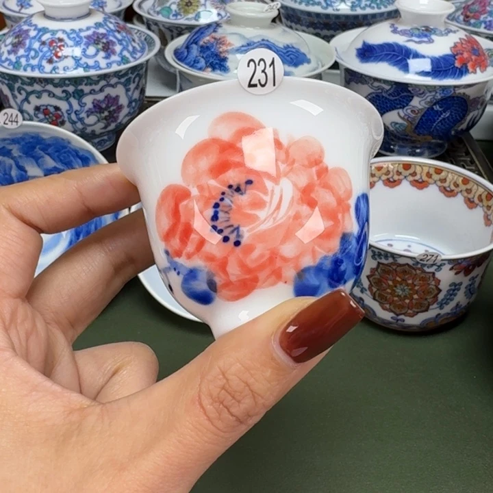 沙沙手工手绘茶具231