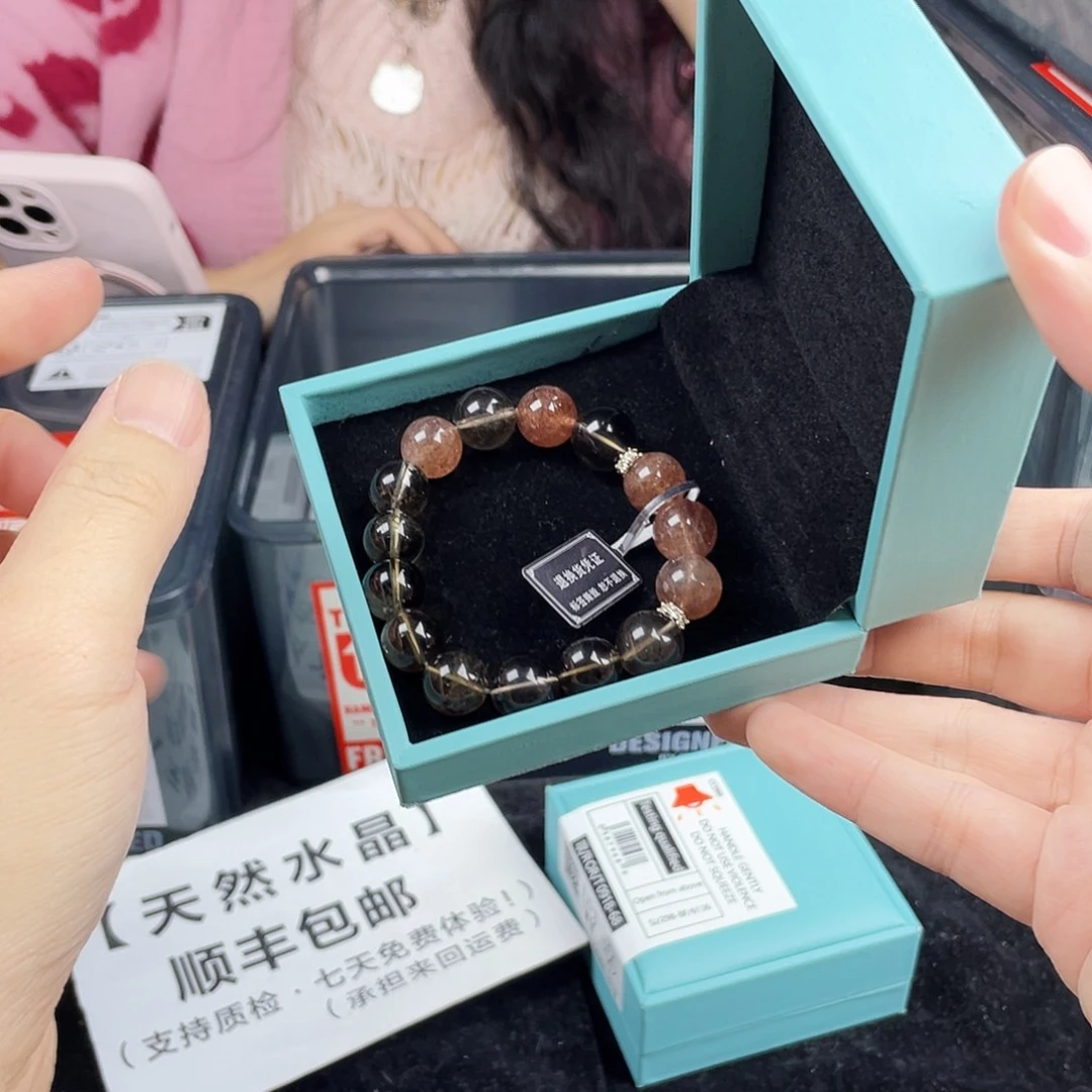 手串银S925镀金镶嵌水晶