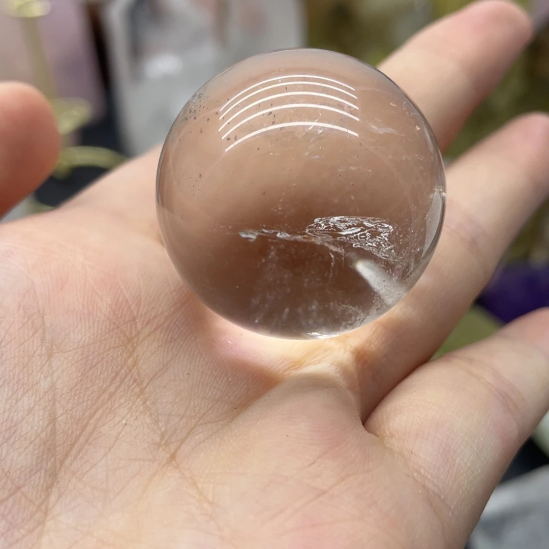 水晶珠宝半成品未镶嵌59白水晶球