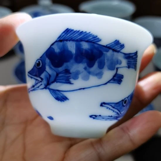 杯张学鸿老师青花