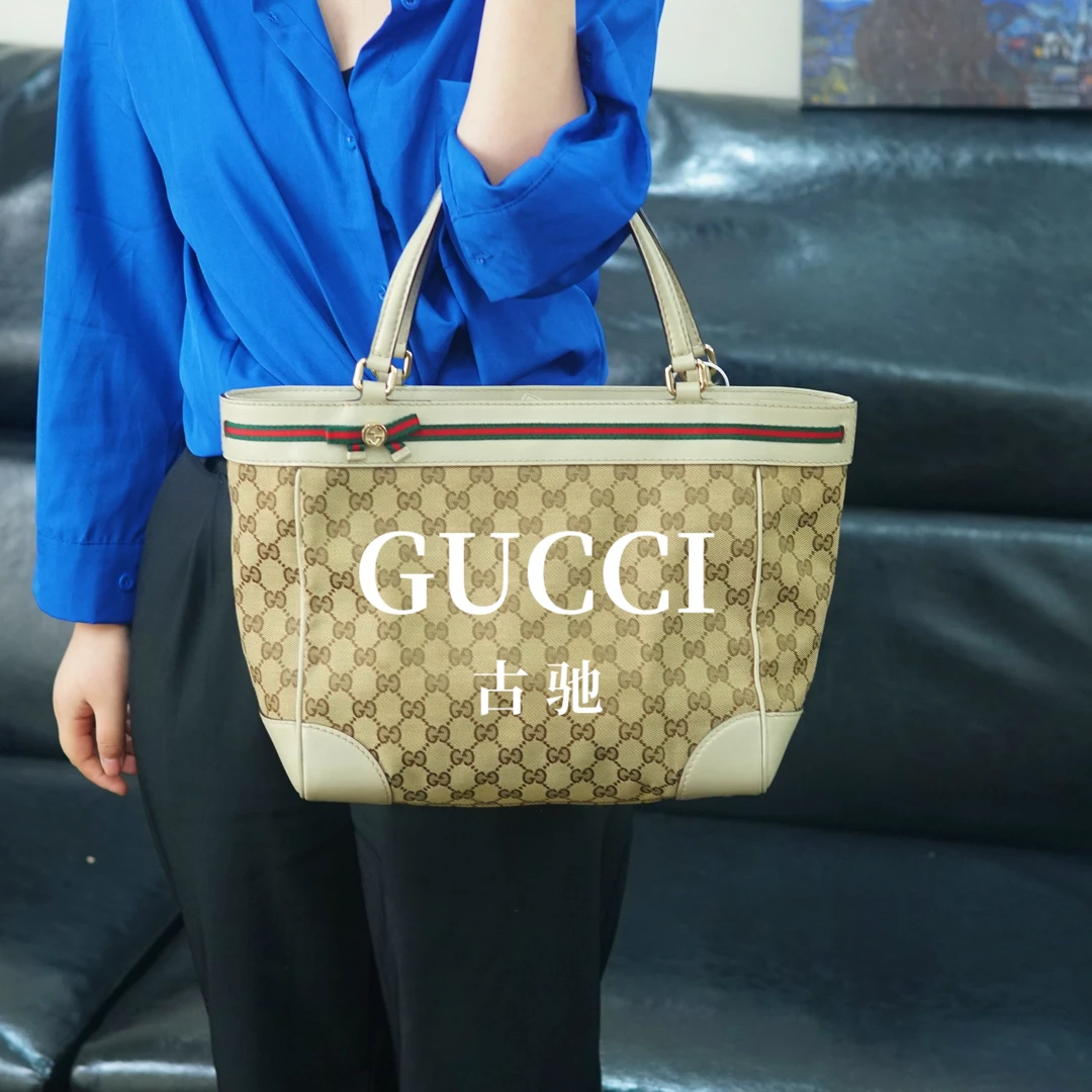 95新 GUCCI/古驰 老花单肩包/F3YS10701027/1027