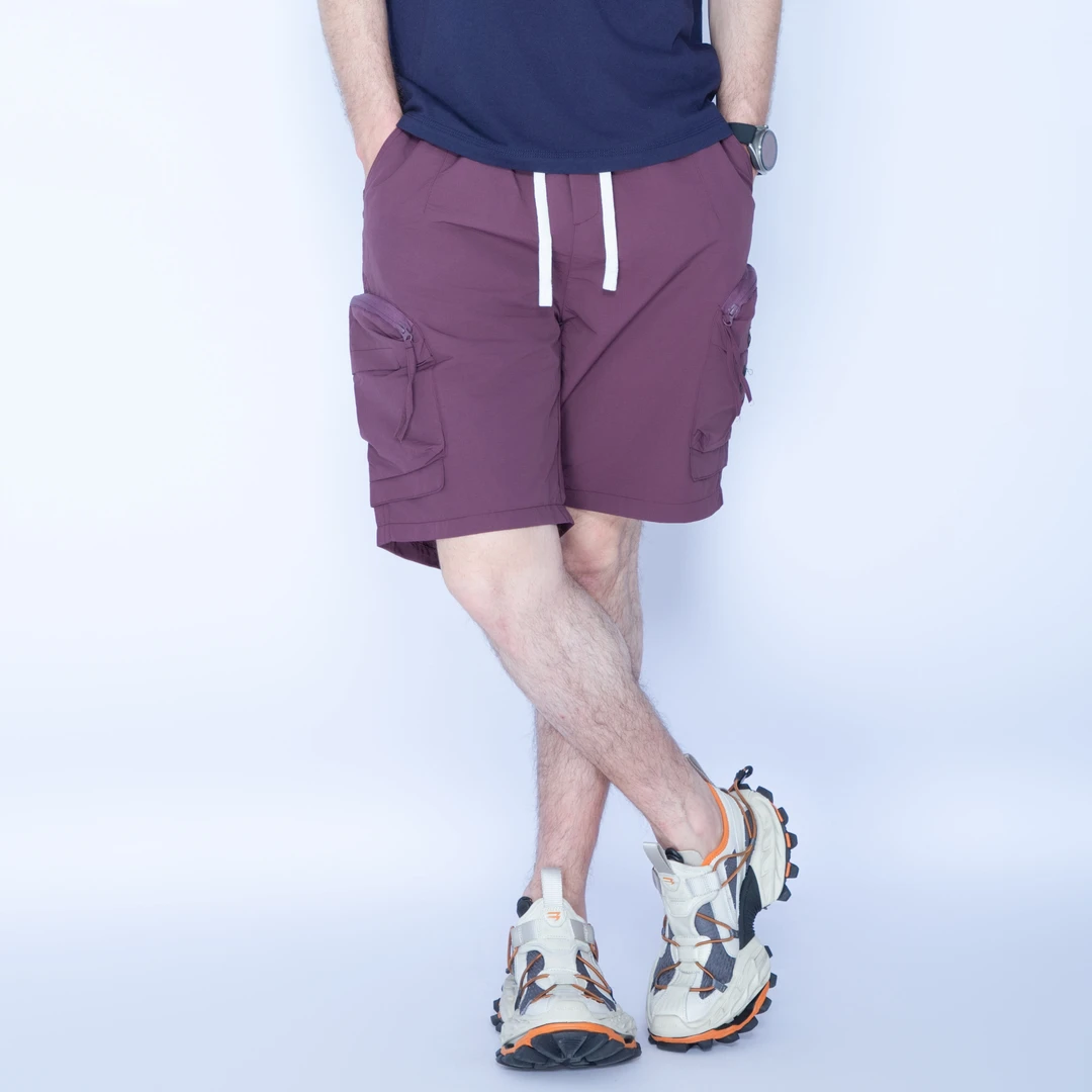 爆款原创新款SparkRadince简约风百搭风通勤商务休闲工装短裤男