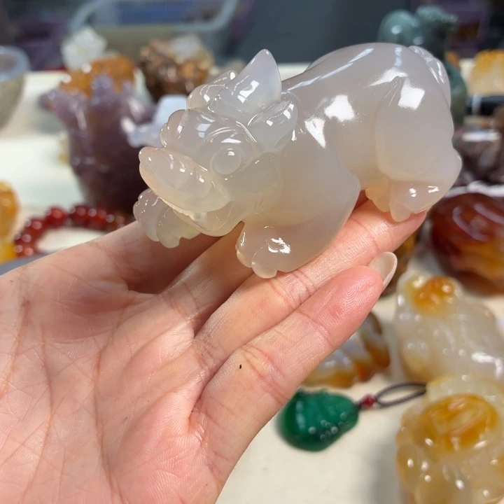 玛瑙/玉髓未镶嵌吊坠(不含链)