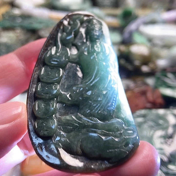 翡翠吊坠(不含链)未镶嵌