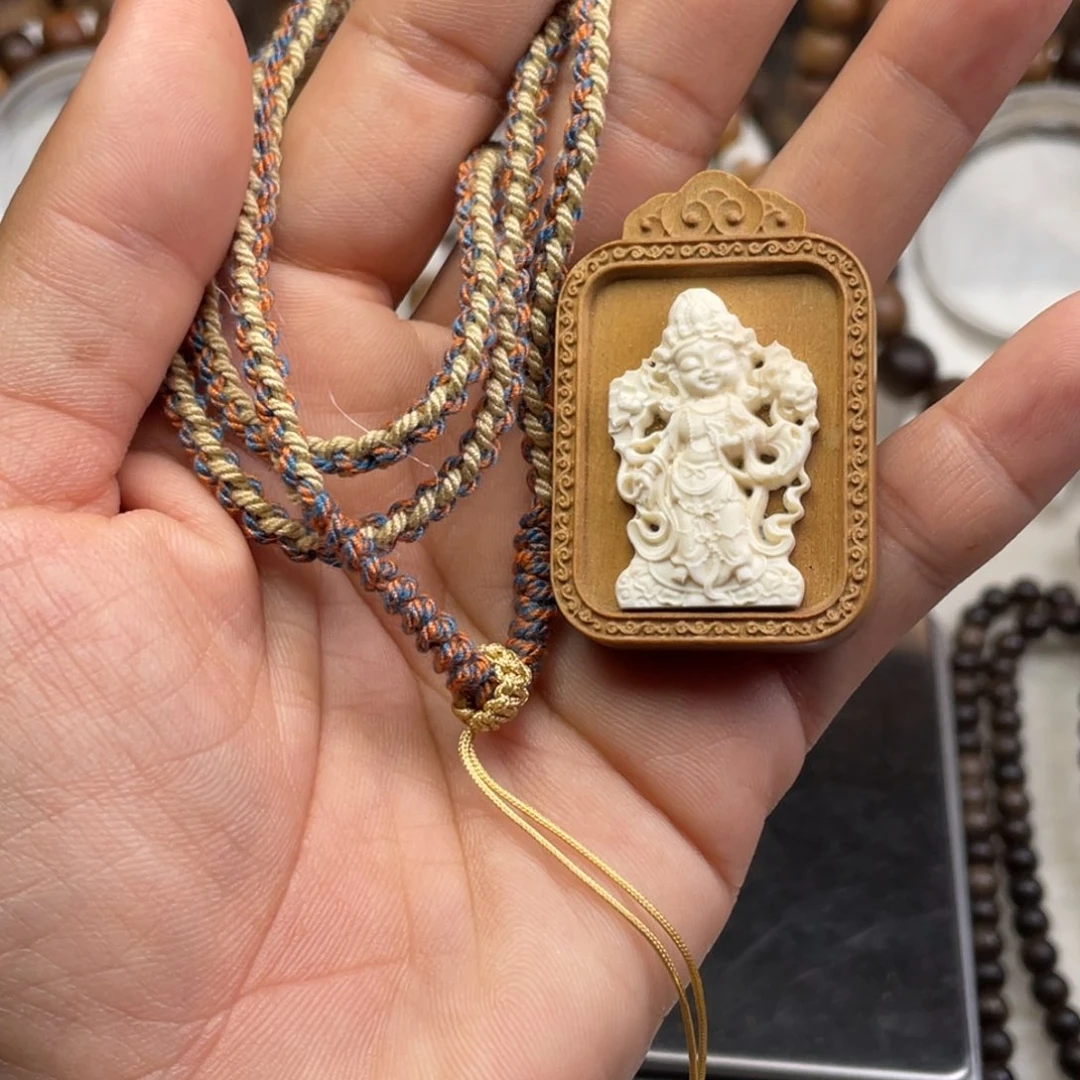 檀香木无事牌印度老山檀香度姆