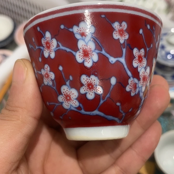 摆件陶景德镇陶瓷主人杯33