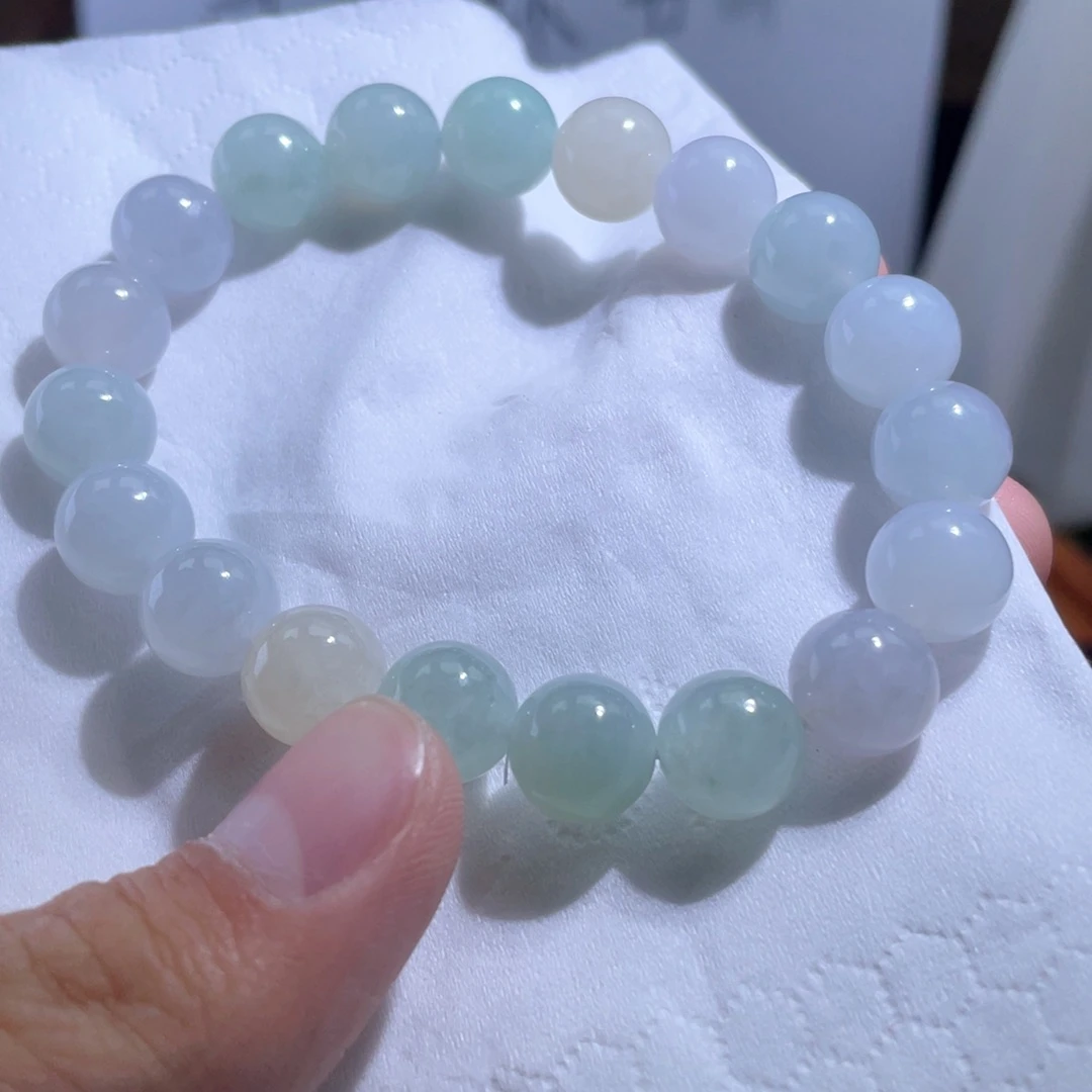 翡翠未镶嵌颈饰手串