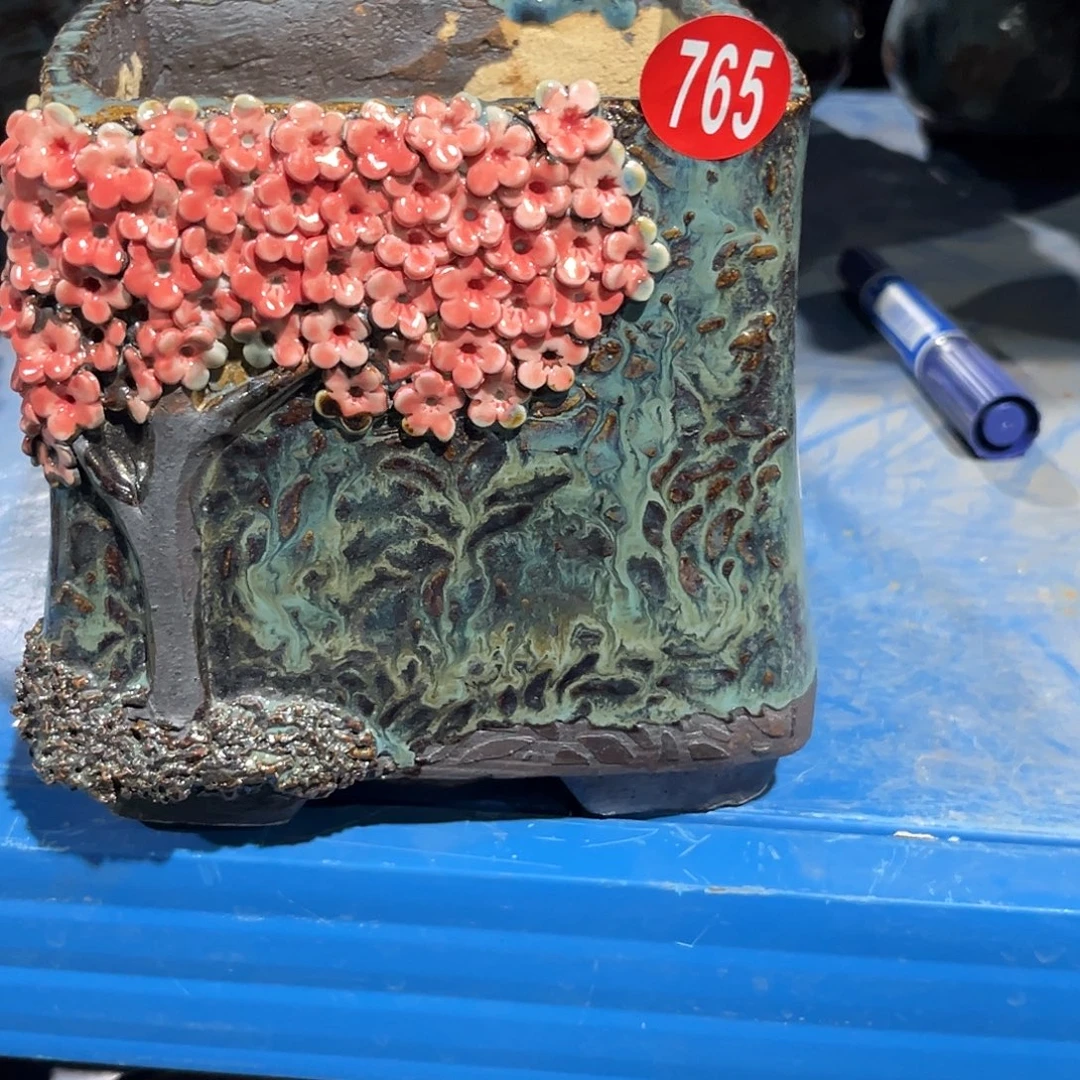 ^***笑765 号陶然花器多肉植物手工花盆