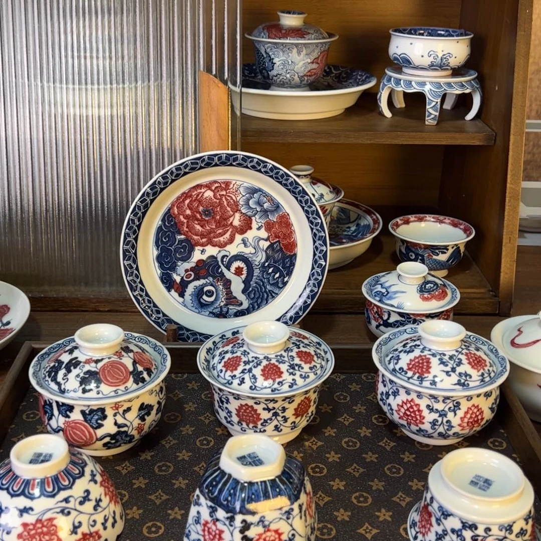 景德镇安欣手绘茶器