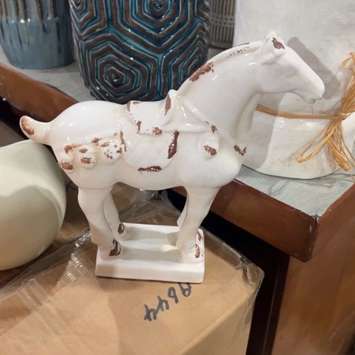 陶瓷花瓶摆件外贸出口（微瑕）高26宽26公分