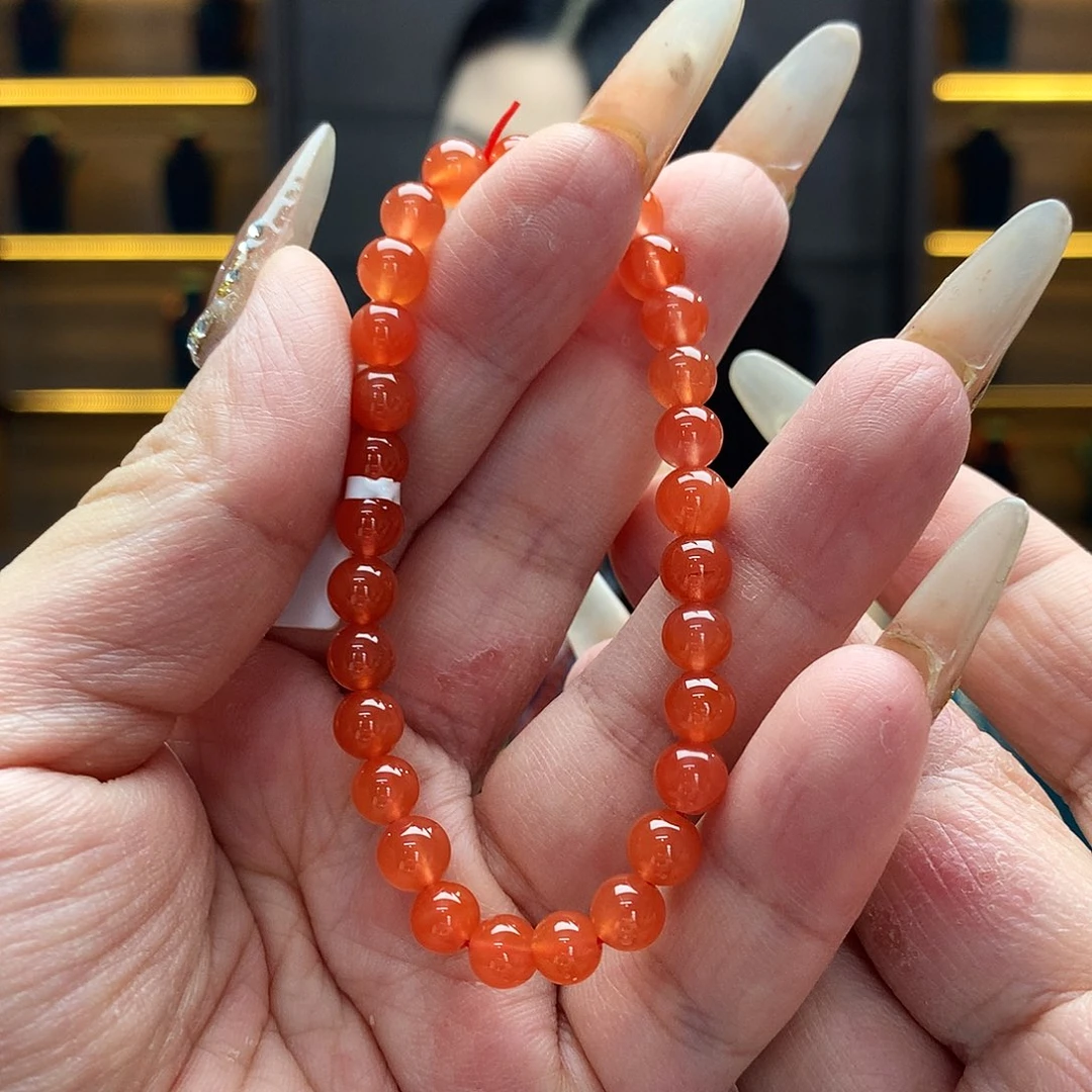 【闪购商品】南红玛瑙6m m未镶嵌手串