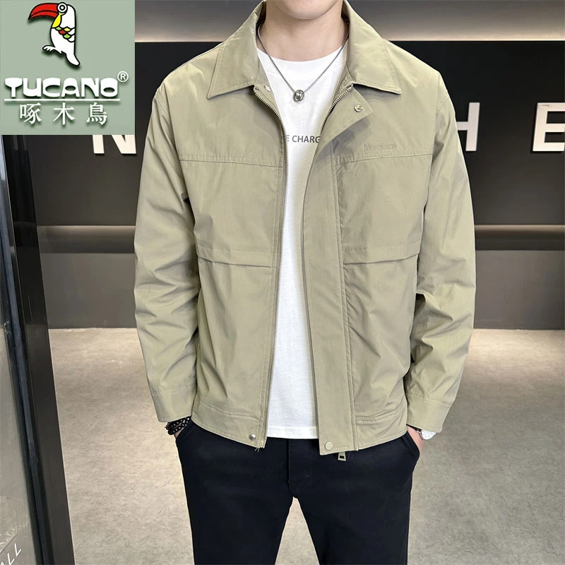 TUCANO/啄木鳥春装新款男士翻领夹克时尚休闲潮流帅气外套上衣