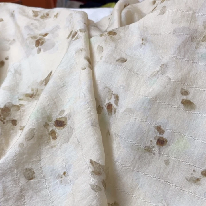 咖色印花1米。