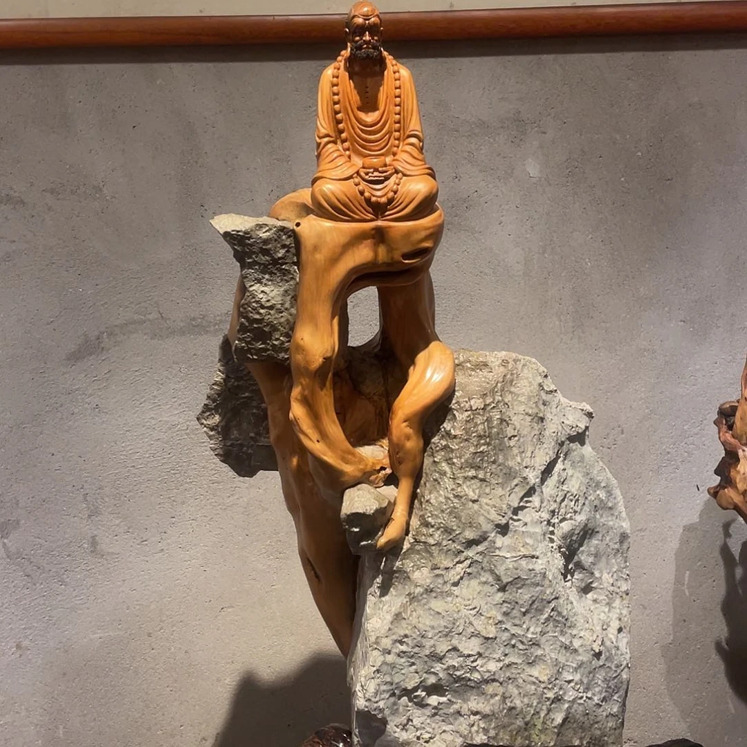 精品达摩摆件作品