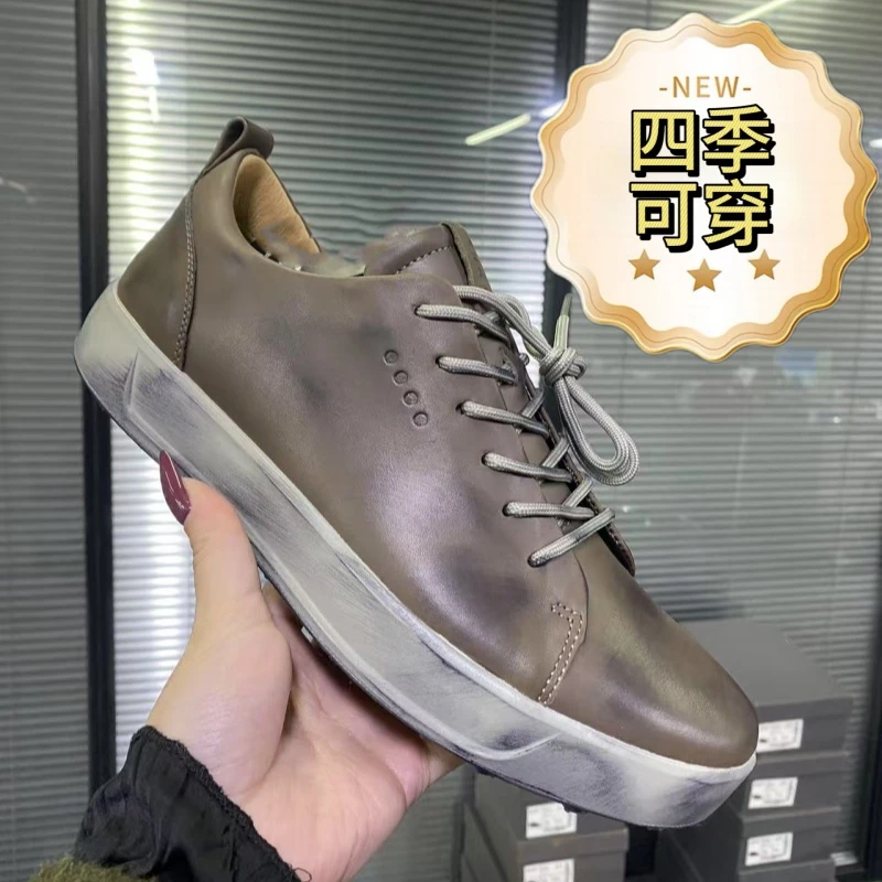 （懒洋洋）-断码-新款经典款头层皮男鞋真皮休闲鞋