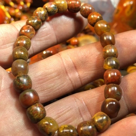 玛瑙/玉髓手链合金解**戏