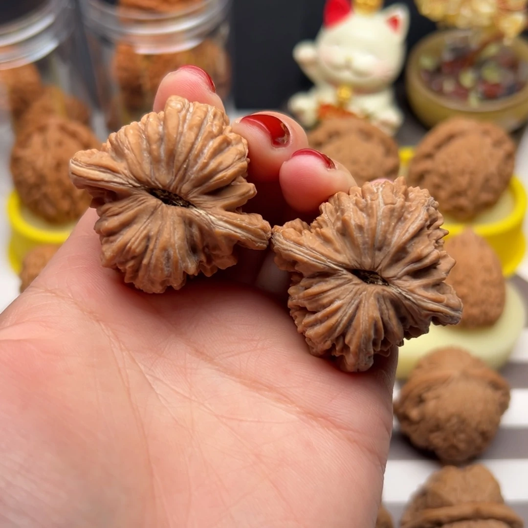 把件文玩核桃42原桩四座楼