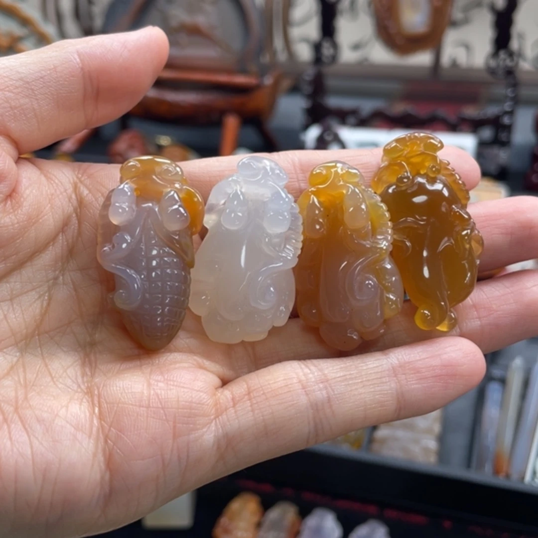 【闪购商品】玛瑙/玉髓未镶嵌珠宝半成品翻**起