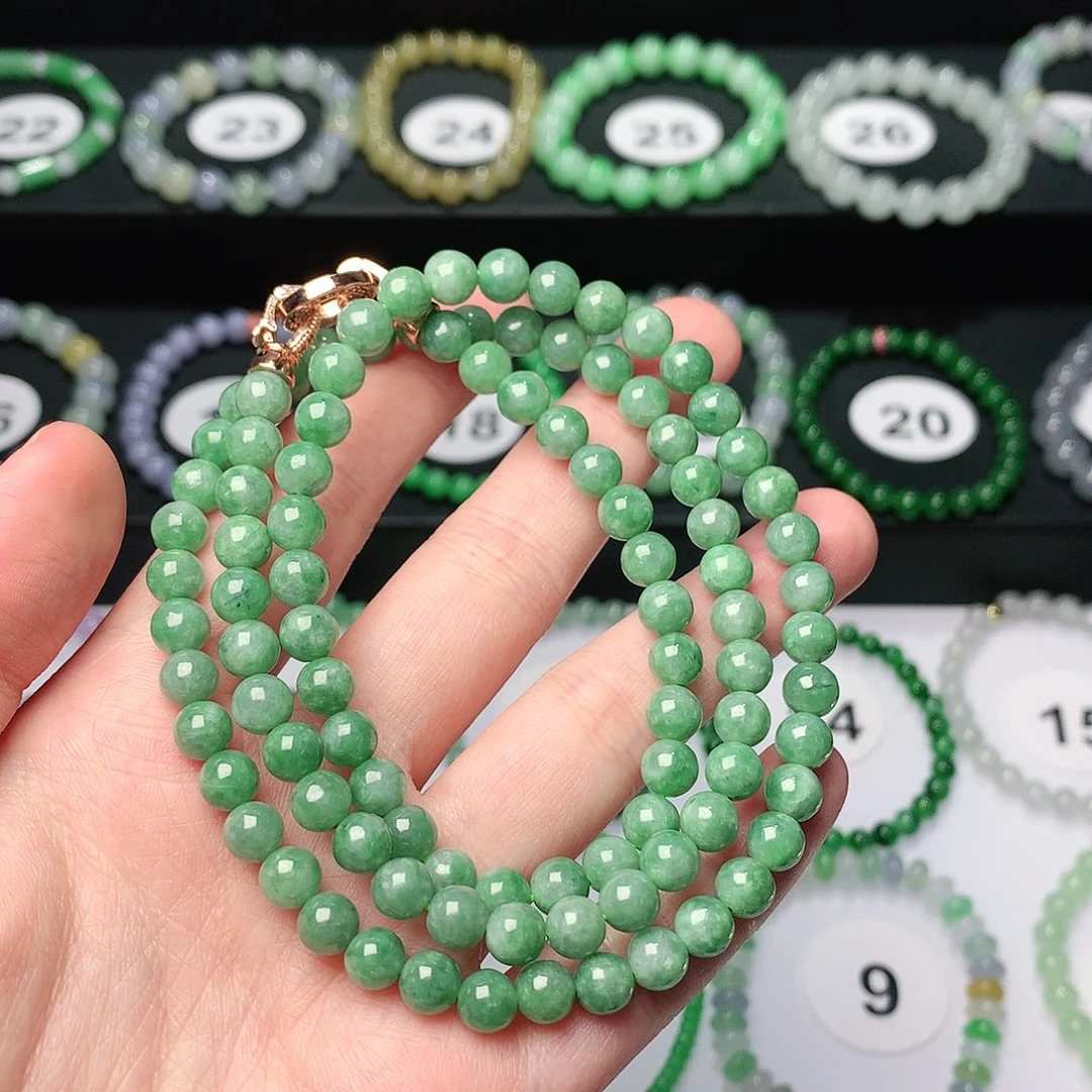 翡翠未镶嵌手链翡翠