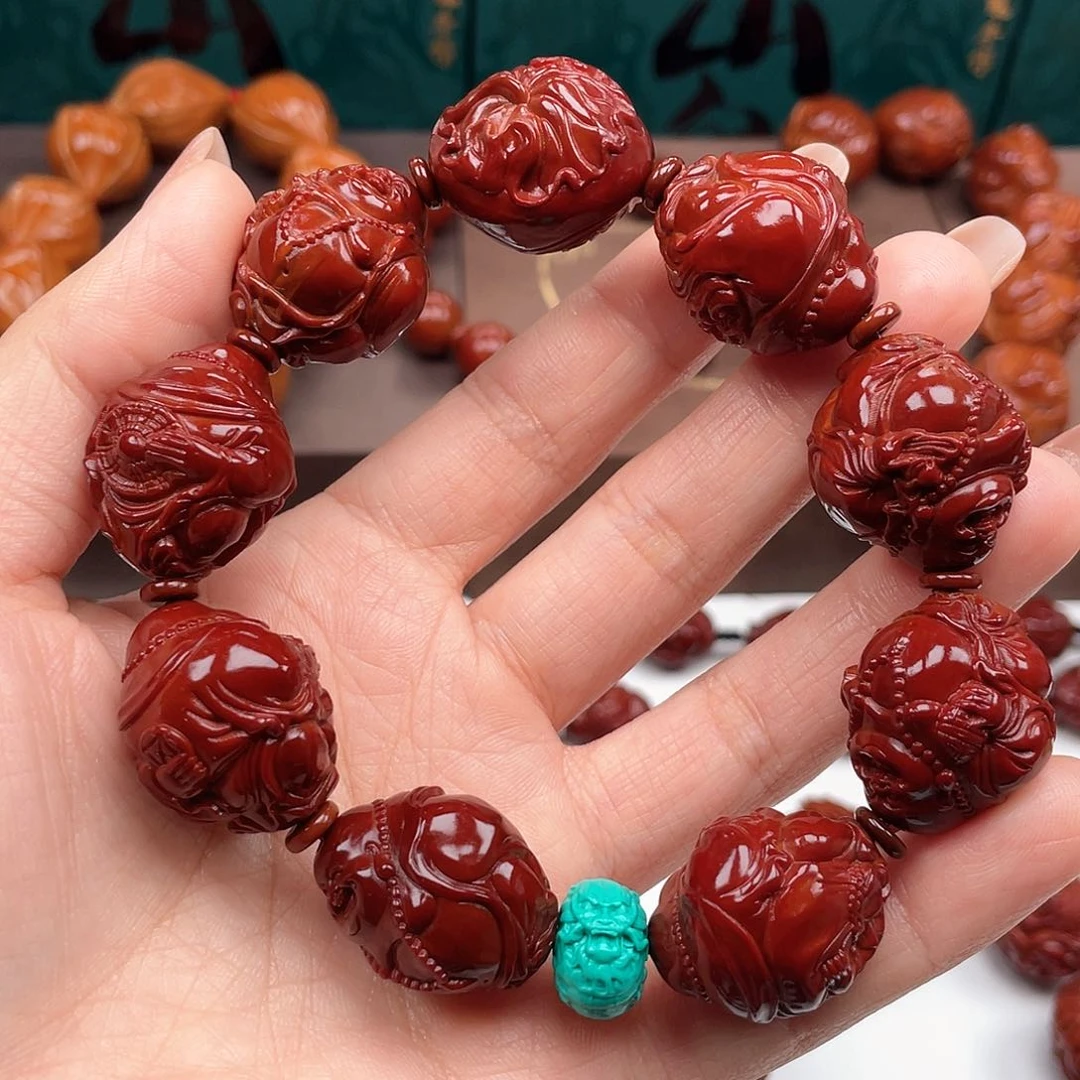 橄榄核手串喝****?弥勒手串