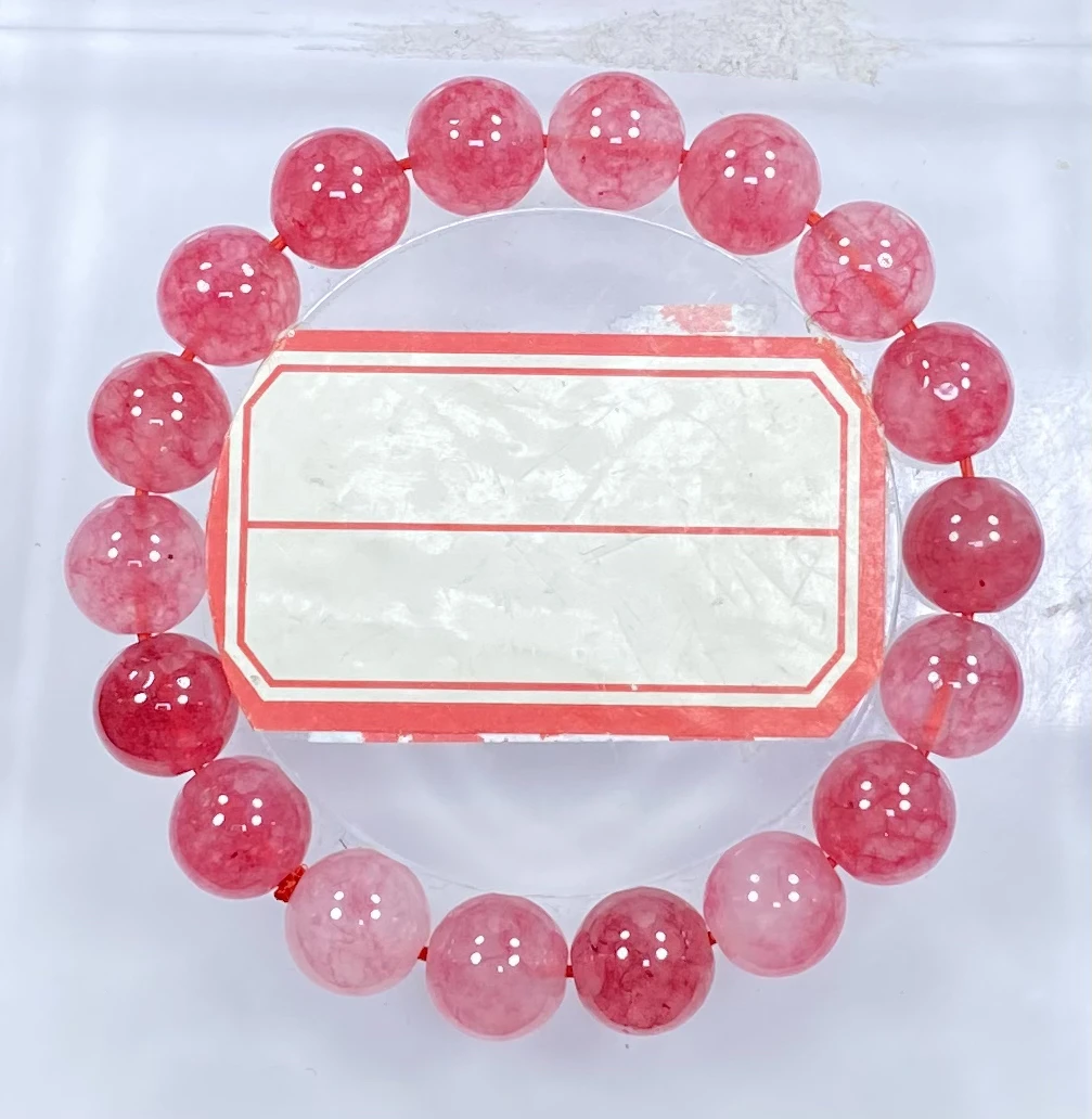 粉羽毛10mm手串发一条B18
