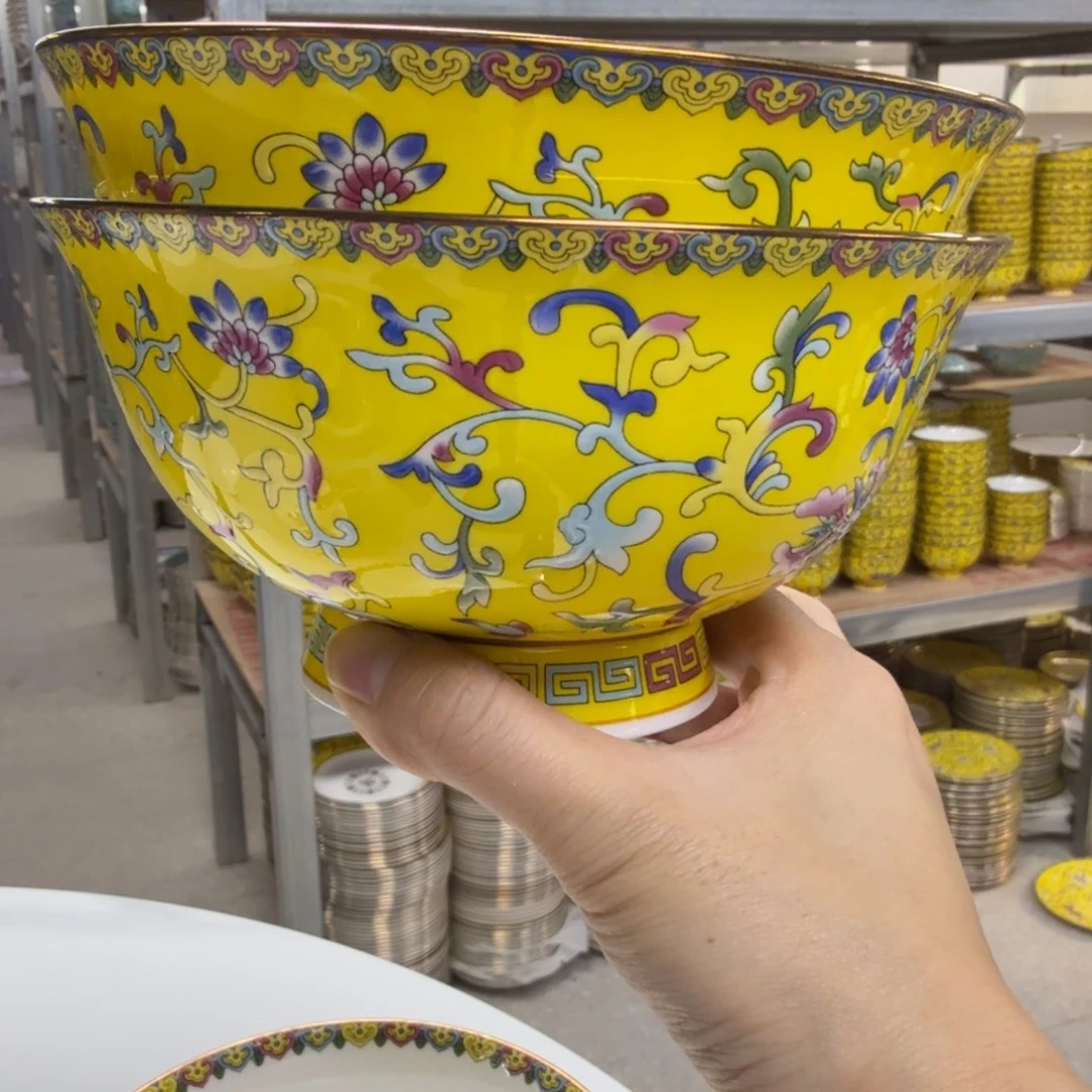 瓷景德镇珐琅彩餐具