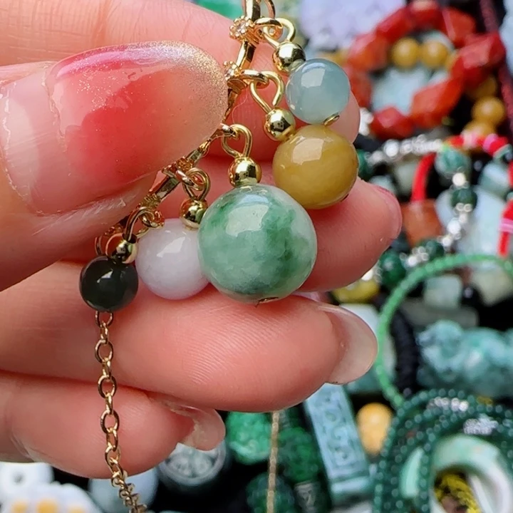 翡翠颈饰未镶嵌天然A货71