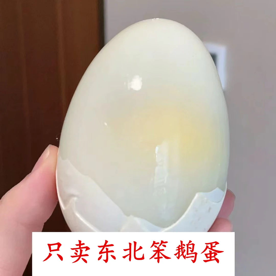 东北鹅蛋新鲜大鹅蛋笨鹅蛋东北鹅蛋新鲜鹅蛋6枚12枚顺丰包邮