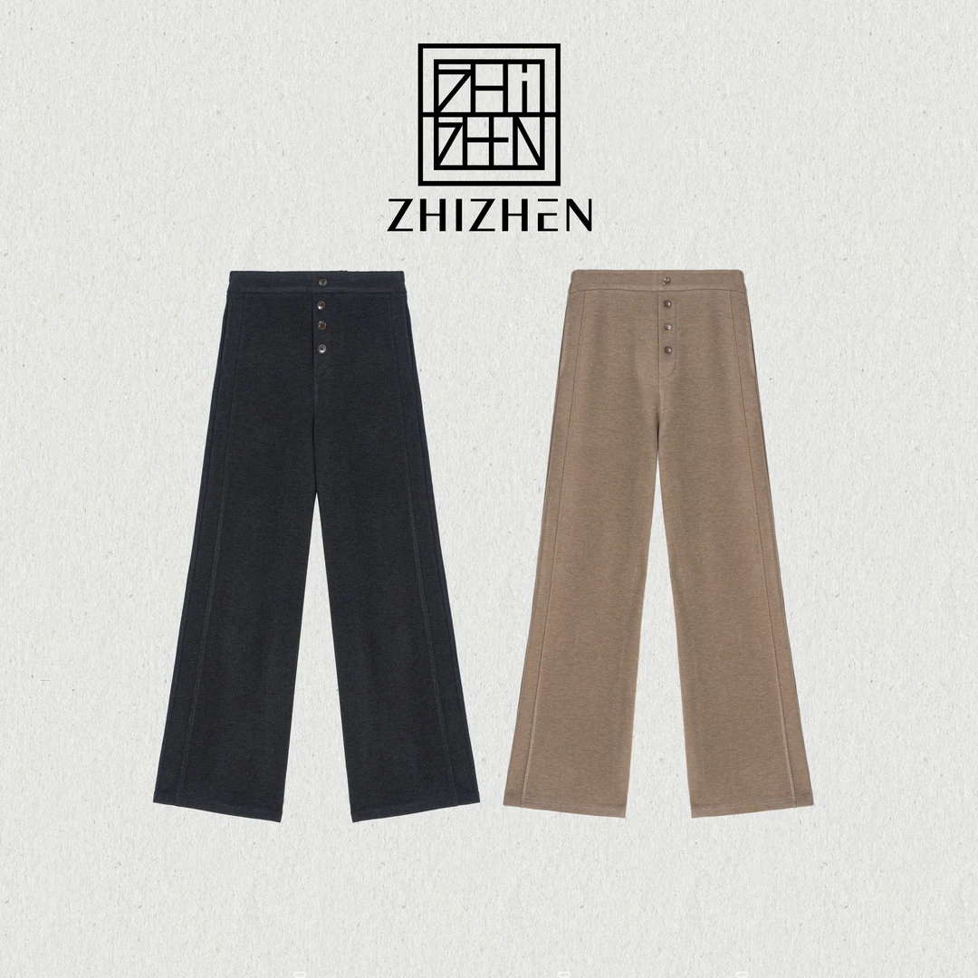 25AW柔软超好穿羊毛松紧腰垂感直筒裤【汉普顿】