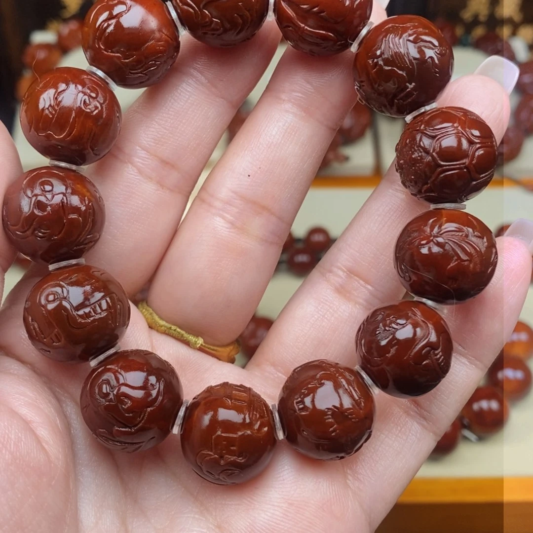 橄榄核吊坠?****?正圆山水