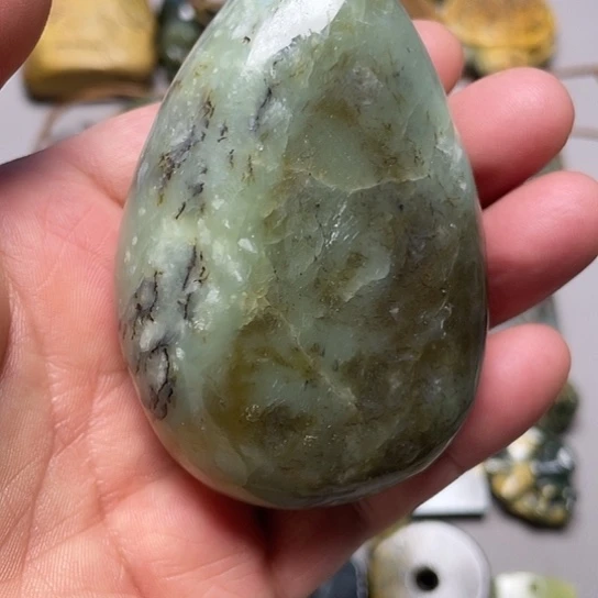 普***蛙岫岩河磨玉（透闪石质玉）未镶嵌挂件
