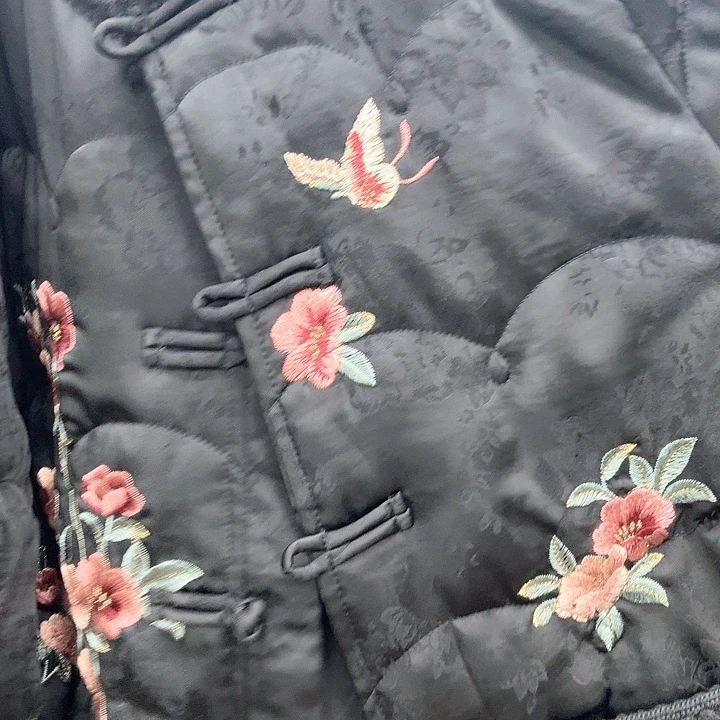3387黑色棉衣外套