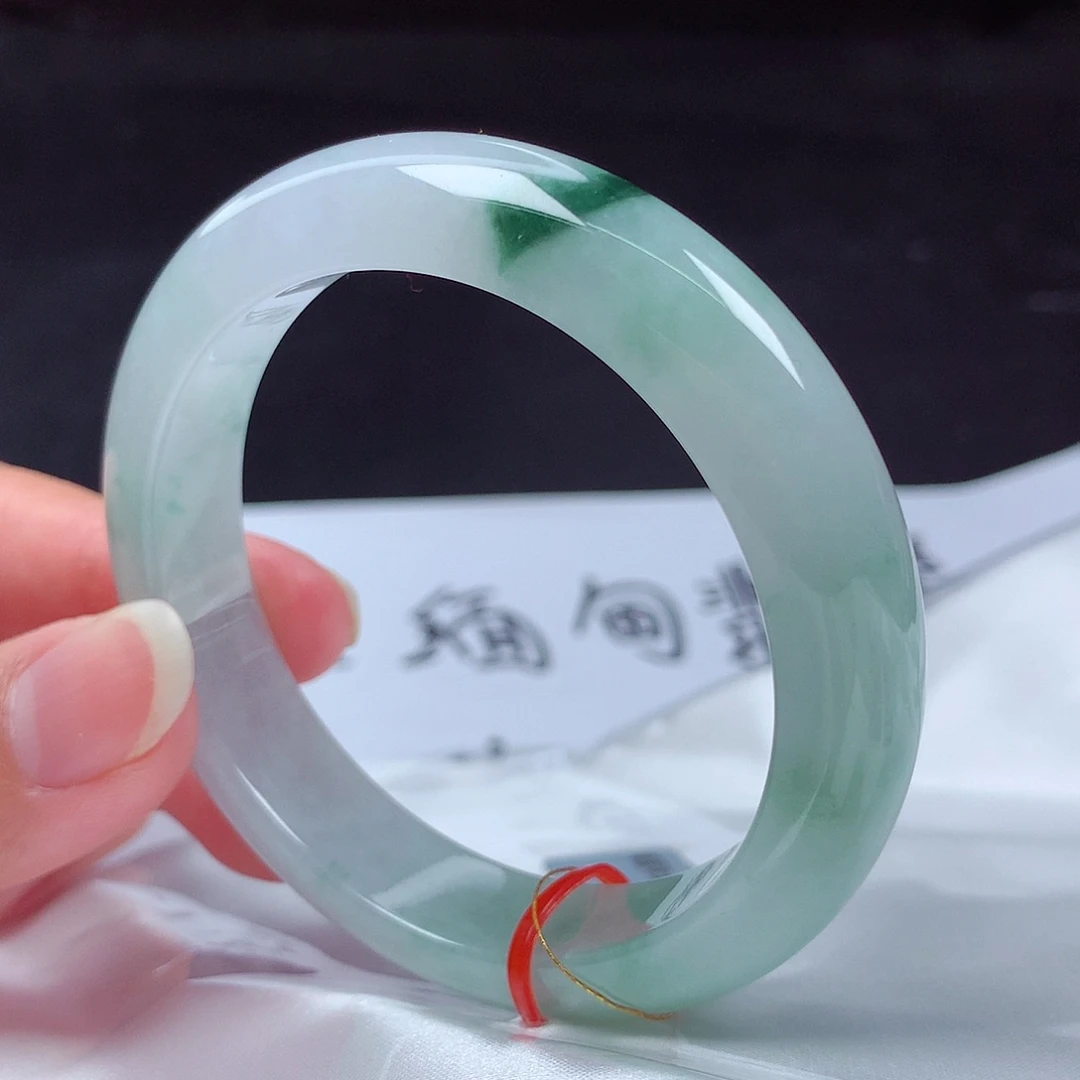 翡翠未镶嵌手镯54圈9041225