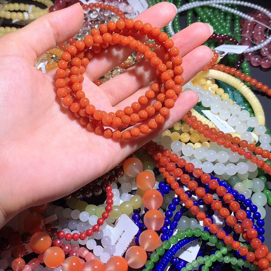 未镶嵌手链南红玛瑙?****饼