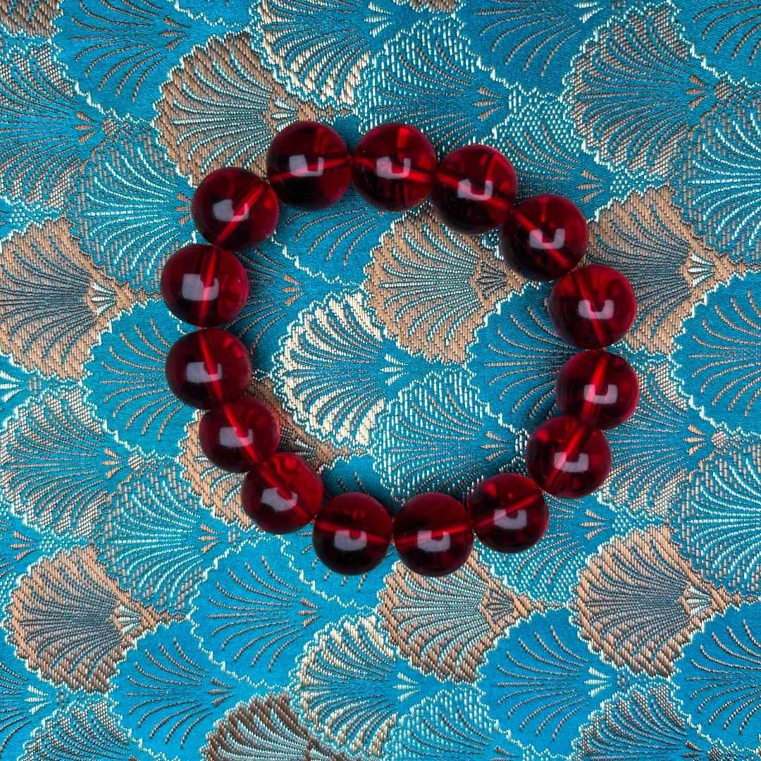 【器物炎灵 】红色sj圆珠手串