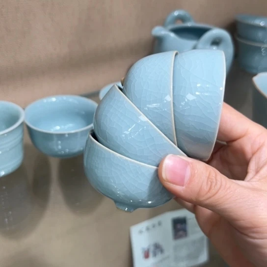 瓷片大宋名窑汝瓷茶具