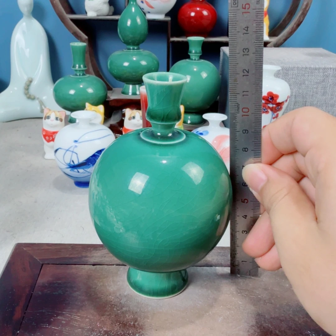 陶瓷手工小花器摆件
