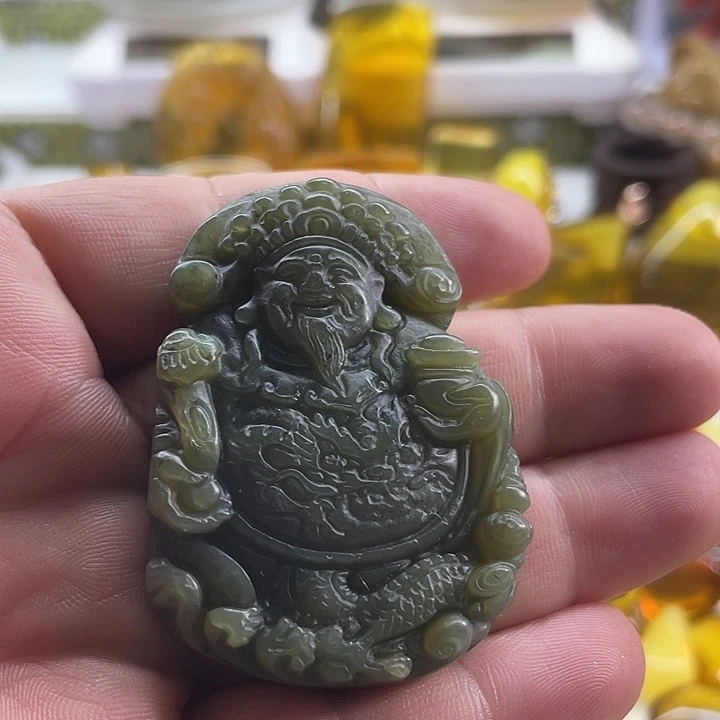 琥珀未镶嵌裸石吊坠