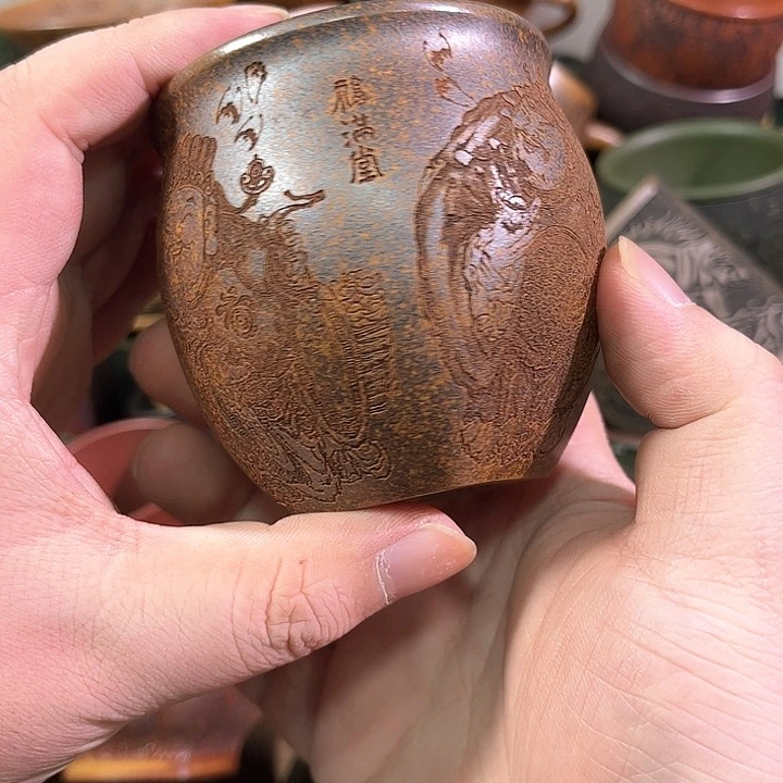 茶杯紫砂全手工紫砂主人杯