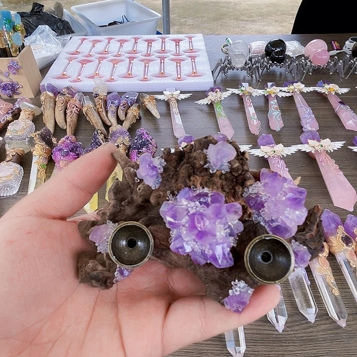 棉***~珠宝半成品水晶未镶嵌水晶