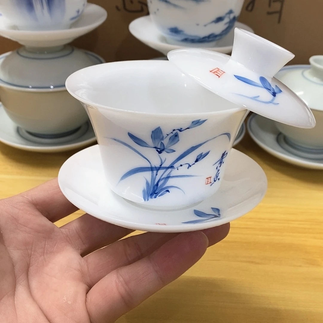 冰种马蹄盖碗（瑕）150