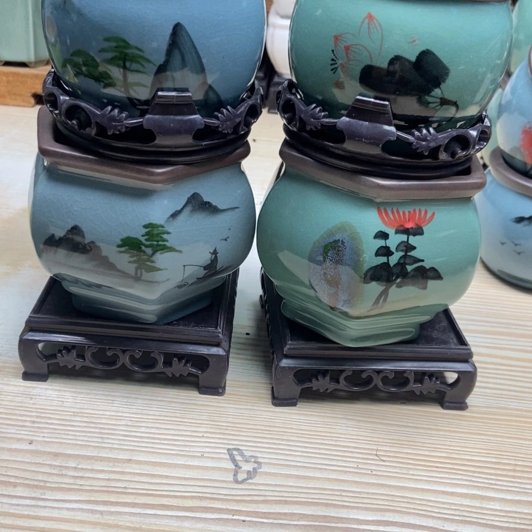 瓷片陶瓷花盆陶瓷艺术