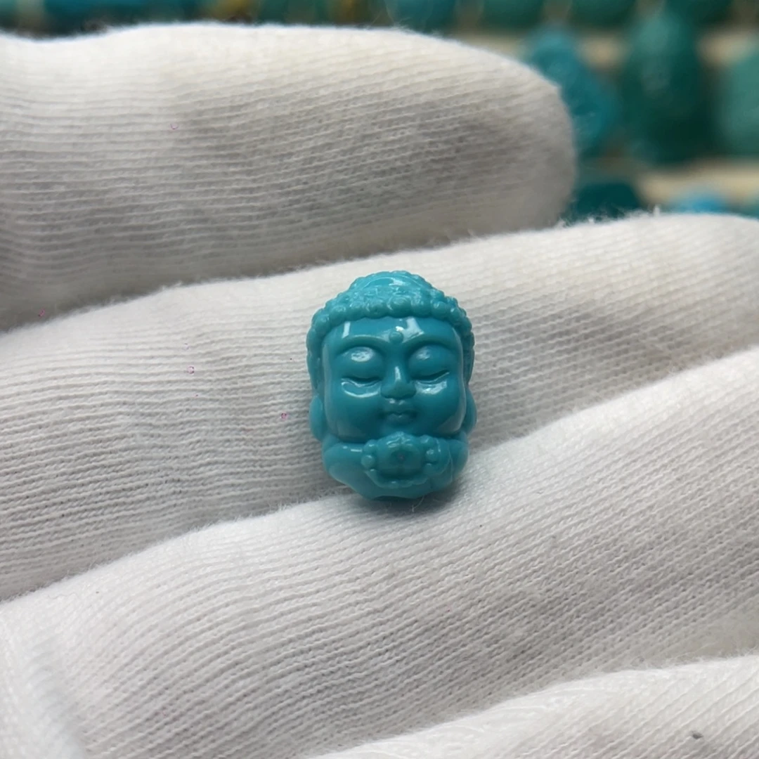 绿松石未镶嵌颈饰卡10.8-14.7-9.8